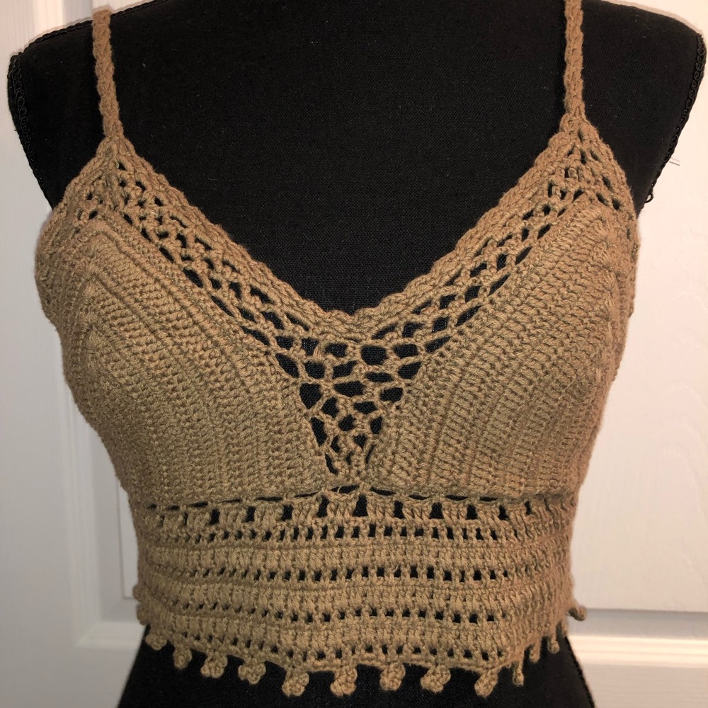 Woven Knit top